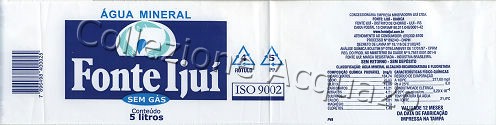 FONTE IJUI - Bianca (analysis 1997) -3tichetta plastificata- Nat 5,0 L [251107]
