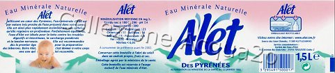 Alet (b2002-12) -acdfaf2002- emn pet Nat 1,5 L + 0,5 L