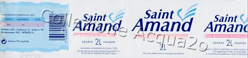 Saint Amand Source Vauban (b1996) emn et Nat 2,0 L