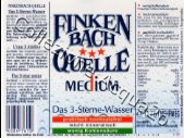 Finkenbach Quelle (analysis 1987) medium 0,75 L