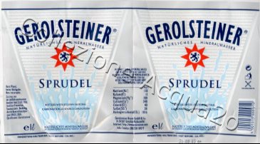 Gerolsteiner (analysis 2001)  sprudel 1,0 L