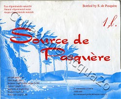 Source de Pasqure (bbe2004) Nat 1,0 L  [091108]