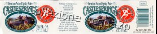 Castle Spring Premium Natural Spring Water Sport Gear 0,71 L + 0.591 L