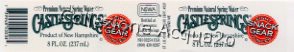 Castle Spring Premium Natural Spring Water Snack Gear 0,237 L