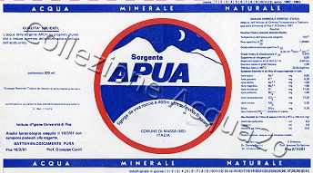 Sorgente Apua (analisi 1981) VE Nat 0,92 L   [120909]