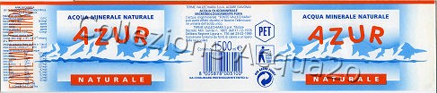 Azur Fonte Vallechiara (analisi 1998) PET Nat 1,5 L   [130909]