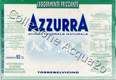 Azzurra (analisi 1997) -sorgente Camonda- vetro Legg Friz 0,92 L