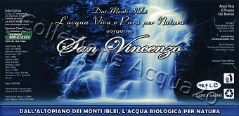 Sorgente San Vincenzo (analisi 2006) PET 18.9 L   [010909]