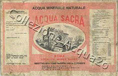 ACQUA SACRA (analisi 1975) VE Nat 0,42 L   [221007]
