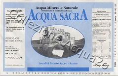 ACQUA SACRA (analisi 1995) VAR Friz 0,92 L   