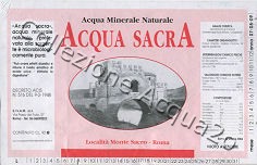 ACQUA SACRA (analisi 2004) VE Nat 0,92 L   [221007]