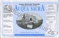 ACQUA SACRA (analisi 2006) VAR Friz 0,92 L   [221007]