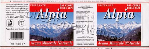 Alpia (analisi 1998) pet Friz 1,5 L + 0,5 L