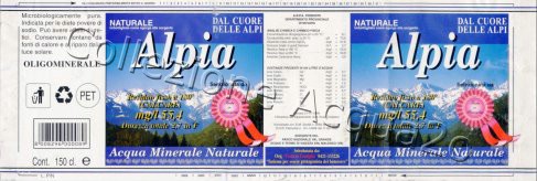 Alpia (analisi 1998) - (selezione "Festa in Famiglia") - PET Nat 1,5 L