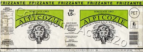 Sorgente Oro Alpi Cozie (analisi 1998) -green- PET Friz 1,5 L