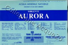 Sorgente Aurora (analisi 1975) A 1,45 L + 0,9 L + 0,46 + 0,45 L