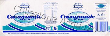 Cavagrande (analisi 1998) -sorgente dell'Etna- pet Nat 0,5 L + 1,5 L