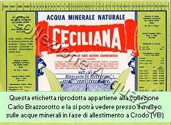 Ceciliana, Fonte di Palestrina (analisi 1978) vetro Friz 0,92 L
