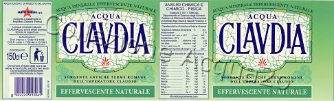Acqua Claudia (analisi 1996) pet Nat 1,5 L