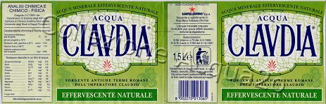 Acqua Claudia (analisi 2001) pet Nat 1,5 L
