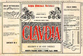Claudia (analisi 1981) VE Frizz 0,9 L