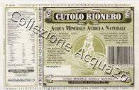 Cutolo Rionero (analisi 1988) vetro Nat 0,92 L