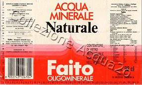 Faito (analisi 1986) vetro Friz 0,92 L