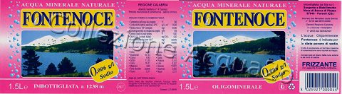 Fontenoce (analisi 1999) pet Friz 1,5 L + 0,5 L