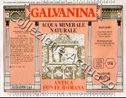 Galvanina (analisi 1995) -Antica Fonte Romana- vetro Nat 0,9 L