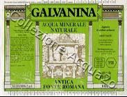 Galvanina (analisi 1995) -Antica Fonte Romana- vetro Friz 0,9 L