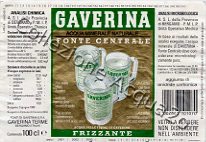 Gaverina Fonte Centrale (analisi 1999) vetro Friz 1,0 L