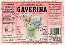 Gaverina Fonte Centrale (analisi 1999) vetro Nat 0,92 L
