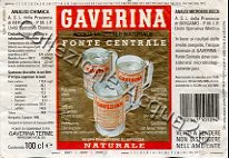Gaverina Fonte Centrale (analisi 1999) vetro Nat 1,0 L