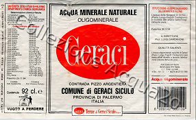 Geraci (analisi 1994) vetro Nat 0,92 L