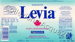 Sorgente Levia (analisi 1990) VE Friz 1,0 L
