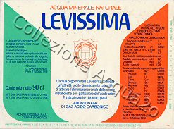 Levissima (analisi 1978) VE Friz 0,9 L