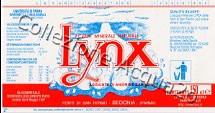 Lynx -Fonti di San Fermo- (analisi 1997) Friz 1,5 L