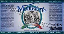 Monteforte, Sorgente Coveraie (analisi 1999) VE Friz 1,0 L