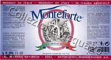 Monteforte, Sorgente Coveraie (analisi 2002) VE Nat 0,5 L