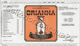 Orianna (analisi 1993) VE Nat 0,92 L