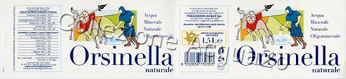 Orsinella (analisi 2004) PET Nat 1,5 L + 0,5 L