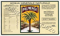 Palmense del Piceno (analisi 1998) vetro Nat 0,45 L