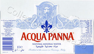 Acqua PANNA (analisi 2006) -Exp Arabic Country- VE Nat 1,0 L + 0,5 L   [210308]