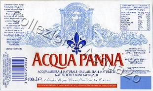 Acqua PANNA (analisi 2006) -Exp Switzerland- VE Nat 1,0 L   [210308]