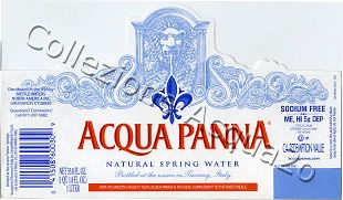 Acqua PANNA (analisi 2006) -Exp USA- VE Nat 1,0 L + 0,5 L   [210308]