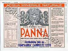 Panna (analisi 1982) -Confezione per la Compagnia Carrozze - Lerri -  Nat 0,45 L    [210308]