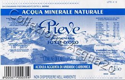 Pieve Fonte D'Oro (analisi 1998) pet Friz 1,5 L
