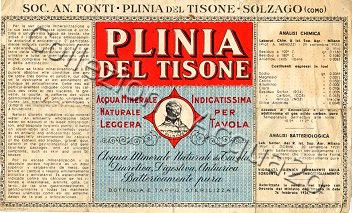 Plinia del Tisone (analisi 1922) 