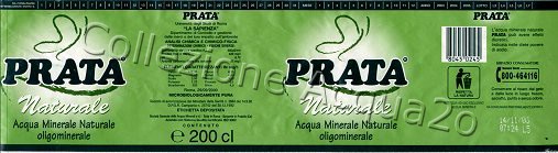 Prata (analisi 2000) -etichetta verde- pet Nat 2,0 L + 1,5 L