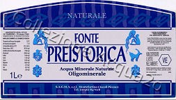 Fonte Preistorica (analisi 1999) vetro Nat 1,0 L + 0,75 L   [190802]
